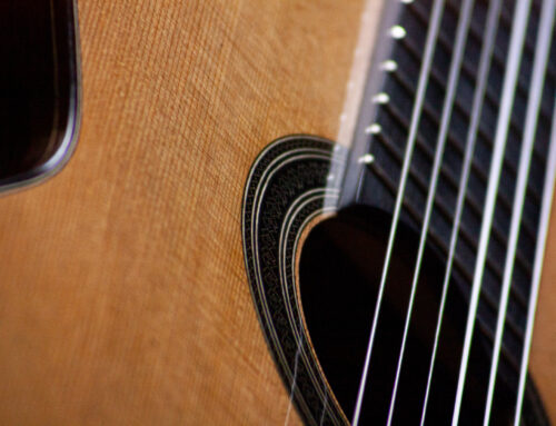 How sound is produced in a classical guitar?